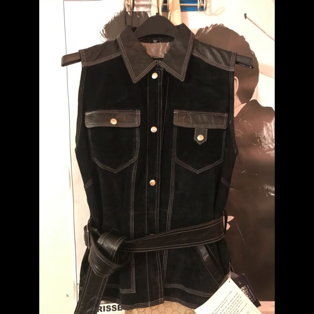 Women’s Genuine Leather Vest Beyond Leather size M